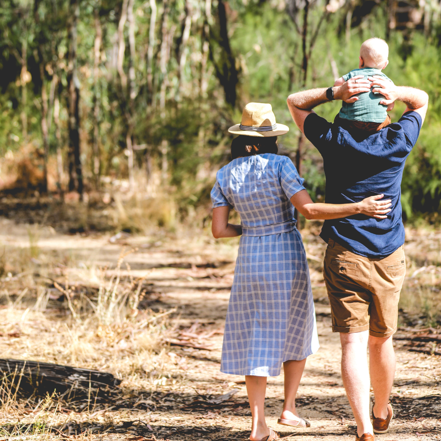 Laura Spencer with her family